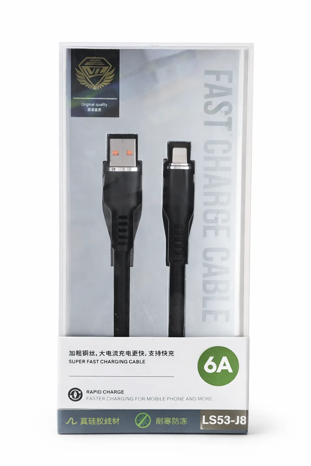 Data Cable Iphone Lighting To Usb Fast Charging