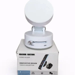 Phone Stand With Vacuum Suction — Strong Grip, Modern Design