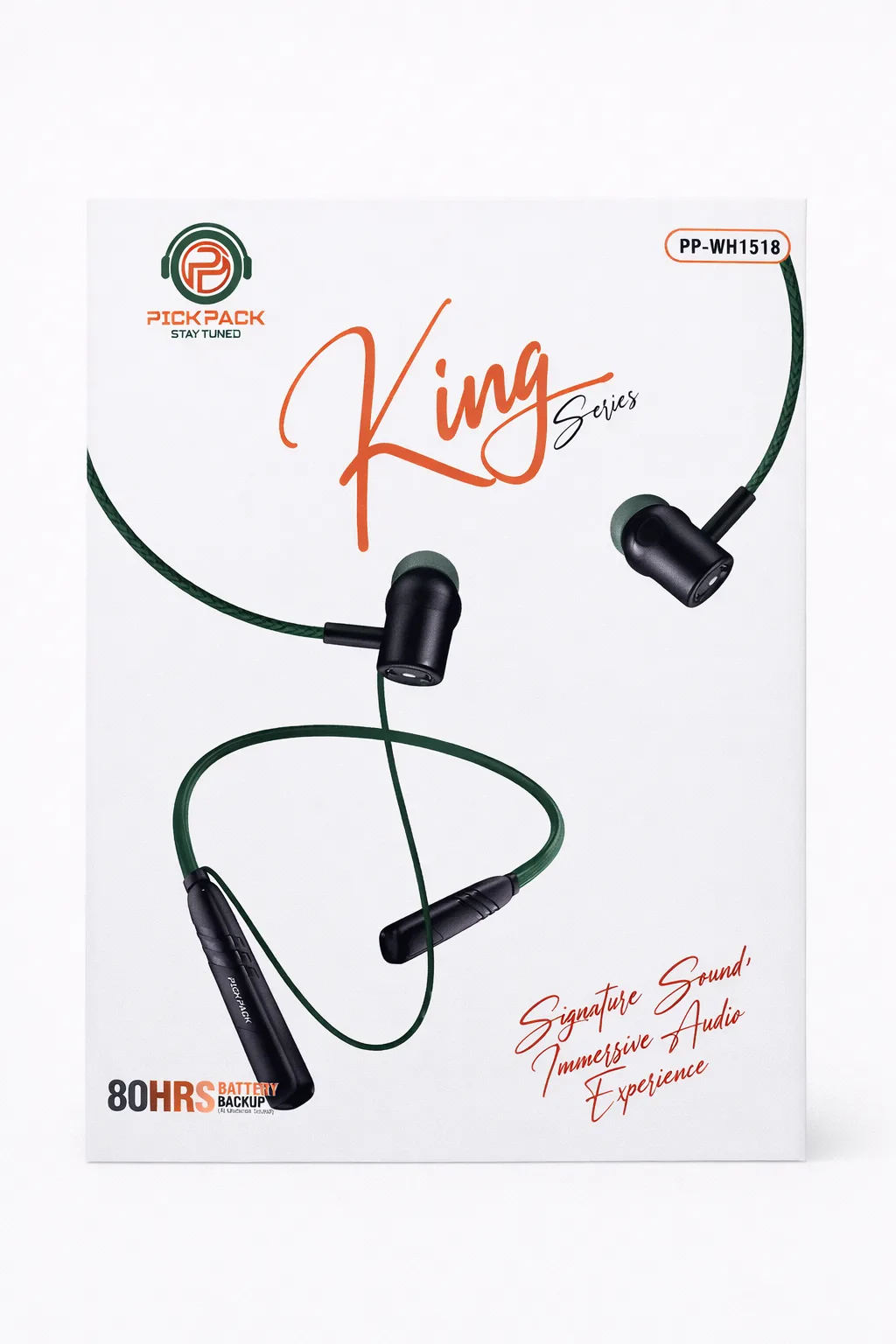 Neckband-Pickpack King Series 80Hours Battery Backup PP-WH1518