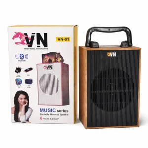 VN Wooden VN-01 Portable Bluetooth Speaker