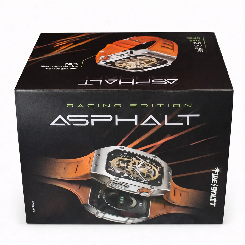 Fire-Boltt Asphalt Racing Edition Smartwatch — Premium Design. Powerful Performance.