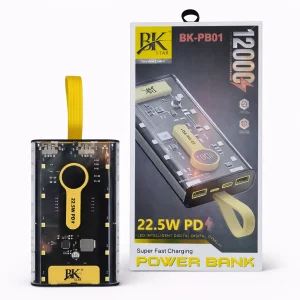 Power Bank-BK STAR 12000mAh Power Bank – BK-PB01 (22.5W PD Fast Charging)